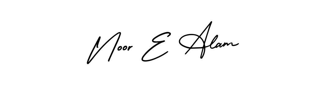 How to Draw Noor E Alam signature style? AmerikaSignatureDemo-Regular is a latest design signature styles for name Noor E Alam. Noor E Alam signature style 3 images and pictures png
