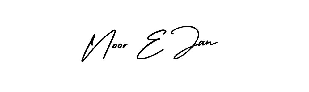 Design your own signature with our free online signature maker. With this signature software, you can create a handwritten (AmerikaSignatureDemo-Regular) signature for name Noor E Jan. Noor E Jan signature style 3 images and pictures png