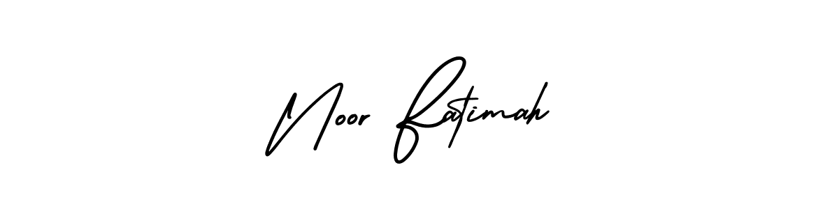 Make a beautiful signature design for name Noor Fatimah. Use this online signature maker to create a handwritten signature for free. Noor Fatimah signature style 3 images and pictures png