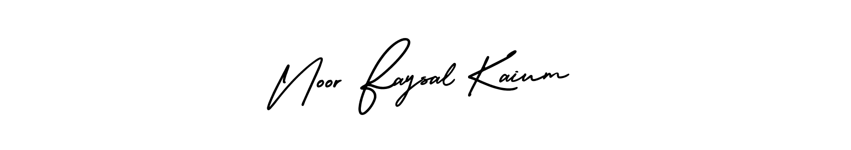 Make a short Noor Faysal Kaium signature style. Manage your documents anywhere anytime using AmerikaSignatureDemo-Regular. Create and add eSignatures, submit forms, share and send files easily. Noor Faysal Kaium signature style 3 images and pictures png
