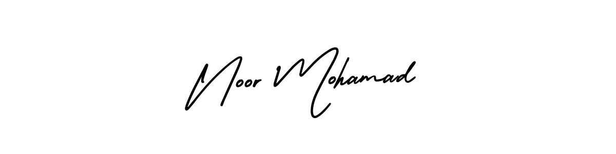 Make a beautiful signature design for name Noor Mohamad. Use this online signature maker to create a handwritten signature for free. Noor Mohamad signature style 3 images and pictures png