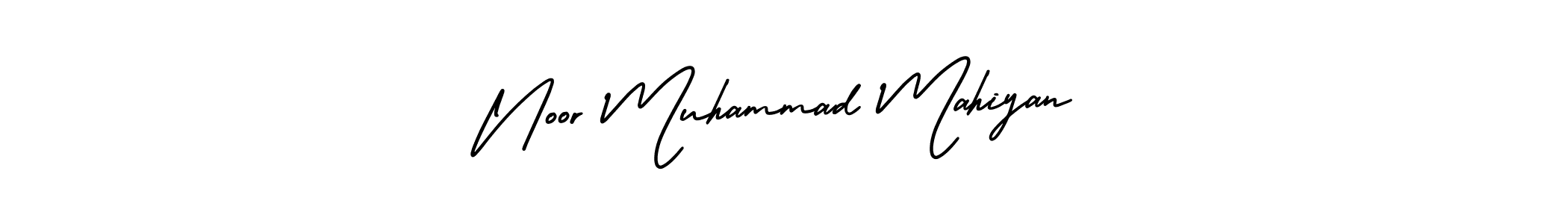 AmerikaSignatureDemo-Regular is a professional signature style that is perfect for those who want to add a touch of class to their signature. It is also a great choice for those who want to make their signature more unique. Get Noor Muhammad Mahiyan name to fancy signature for free. Noor Muhammad Mahiyan signature style 3 images and pictures png