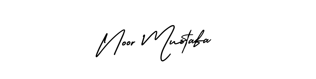 You should practise on your own different ways (AmerikaSignatureDemo-Regular) to write your name (Noor Mustafa) in signature. don't let someone else do it for you. Noor Mustafa signature style 3 images and pictures png