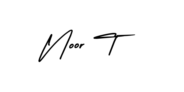 Make a beautiful signature design for name Noor T. With this signature (AmerikaSignatureDemo-Regular) style, you can create a handwritten signature for free. Noor T signature style 3 images and pictures png