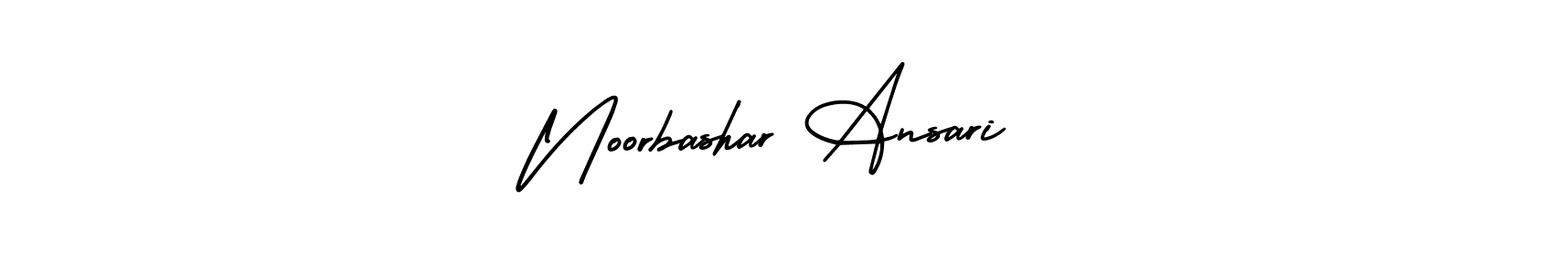 Make a beautiful signature design for name Noorbashar Ansari. Use this online signature maker to create a handwritten signature for free. Noorbashar Ansari signature style 3 images and pictures png