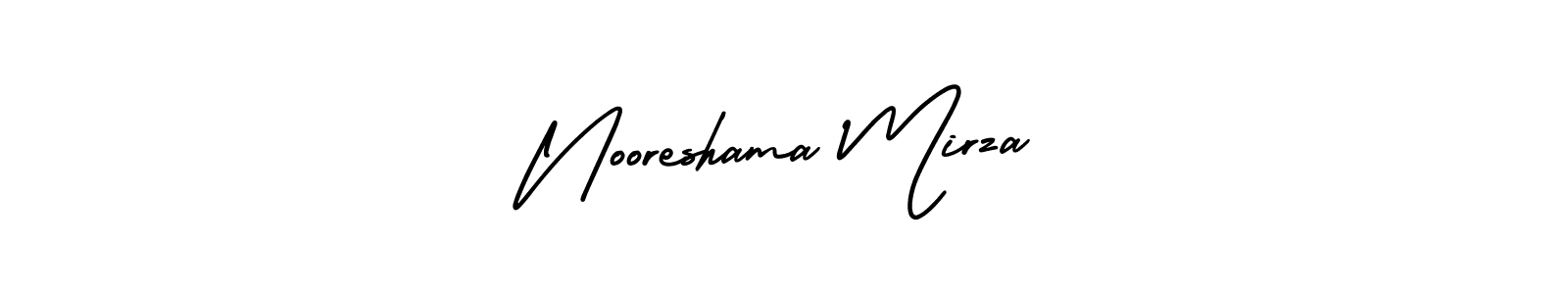 Make a beautiful signature design for name Nooreshama Mirza. Use this online signature maker to create a handwritten signature for free. Nooreshama Mirza signature style 3 images and pictures png