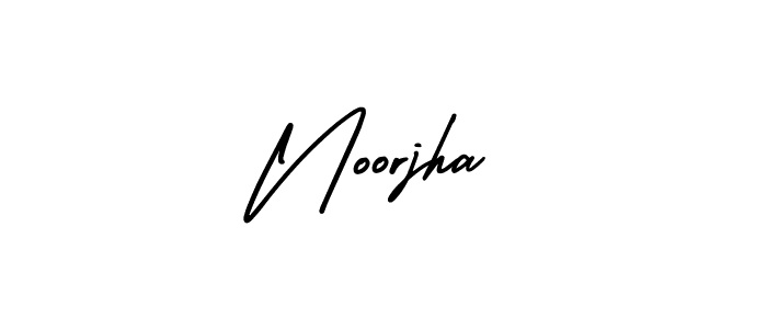 It looks lik you need a new signature style for name Noorjha. Design unique handwritten (AmerikaSignatureDemo-Regular) signature with our free signature maker in just a few clicks. Noorjha signature style 3 images and pictures png