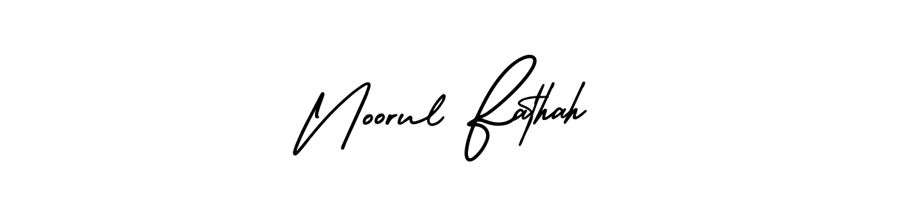 Also we have Noorul Fathah name is the best signature style. Create professional handwritten signature collection using AmerikaSignatureDemo-Regular autograph style. Noorul Fathah signature style 3 images and pictures png