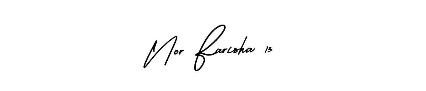 Once you've used our free online signature maker to create your best signature AmerikaSignatureDemo-Regular style, it's time to enjoy all of the benefits that Nor Farisha 13 name signing documents. Nor Farisha 13 signature style 3 images and pictures png