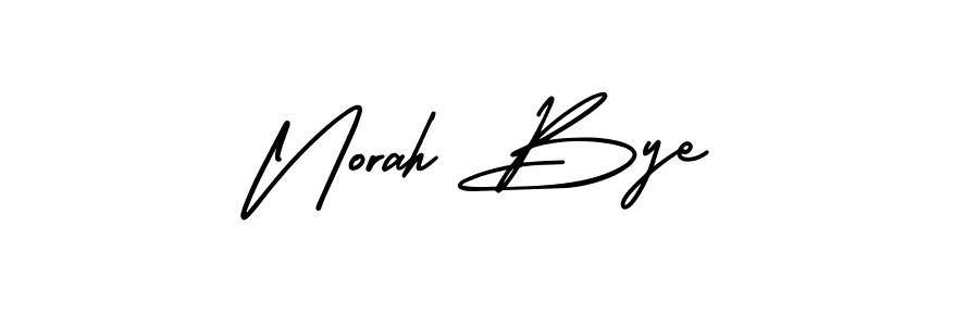Also we have Norah Bye name is the best signature style. Create professional handwritten signature collection using AmerikaSignatureDemo-Regular autograph style. Norah Bye signature style 3 images and pictures png