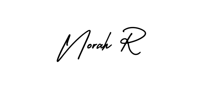 Best and Professional Signature Style for Norah R. AmerikaSignatureDemo-Regular Best Signature Style Collection. Norah R signature style 3 images and pictures png