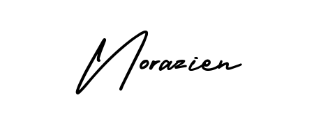 Generate high-definition signature styles for Norazien. The AmerikaSignatureDemo-Regular typeface ensures crisp legibility and sophisticated design. Norazien signature style 3 images and pictures png