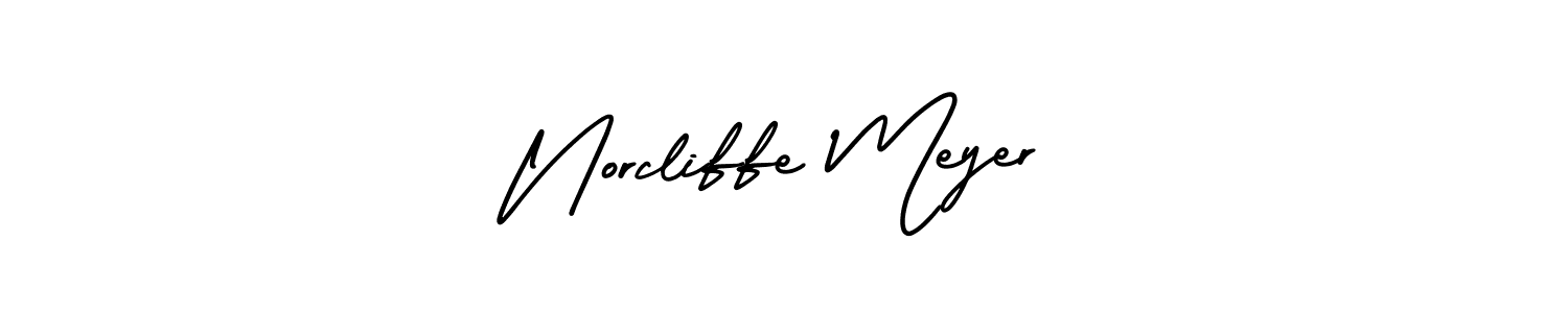 Similarly AmerikaSignatureDemo-Regular is the best handwritten signature design. Signature creator online .You can use it as an online autograph creator for name Norcliffe Meyer. Norcliffe Meyer signature style 3 images and pictures png