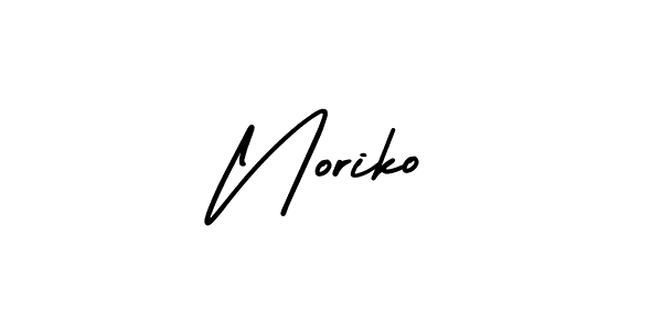 Best and Professional Signature Style for Noriko. AmerikaSignatureDemo-Regular Best Signature Style Collection. Noriko signature style 3 images and pictures png