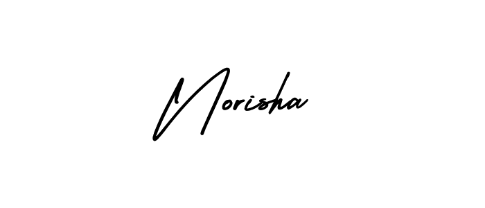 Best and Professional Signature Style for Norisha. AmerikaSignatureDemo-Regular Best Signature Style Collection. Norisha signature style 3 images and pictures png