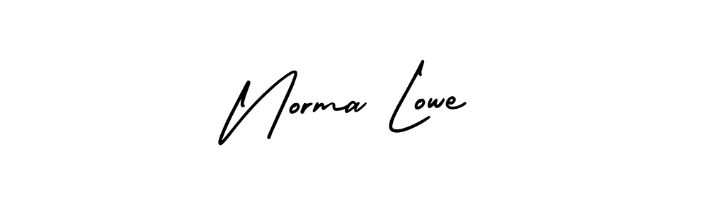 Create a beautiful signature design for name Norma Lowe. With this signature (AmerikaSignatureDemo-Regular) fonts, you can make a handwritten signature for free. Norma Lowe signature style 3 images and pictures png