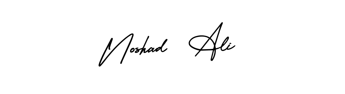 Here are the top 10 professional signature styles for the name Noshad  Ali. These are the best autograph styles you can use for your name. Noshad  Ali signature style 3 images and pictures png