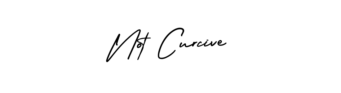 Create a beautiful signature design for name Not Curcive. With this signature (AmerikaSignatureDemo-Regular) fonts, you can make a handwritten signature for free. Not Curcive signature style 3 images and pictures png