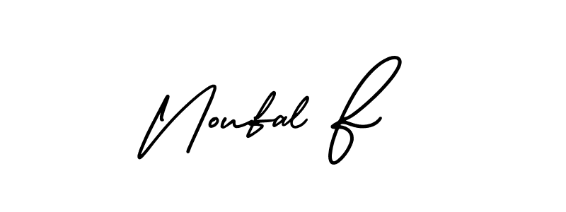 Here are the top 10 professional signature styles for the name Noufal F. These are the best autograph styles you can use for your name. Noufal F signature style 3 images and pictures png