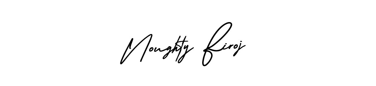 Best and Professional Signature Style for Noughty Firoj. AmerikaSignatureDemo-Regular Best Signature Style Collection. Noughty Firoj signature style 3 images and pictures png