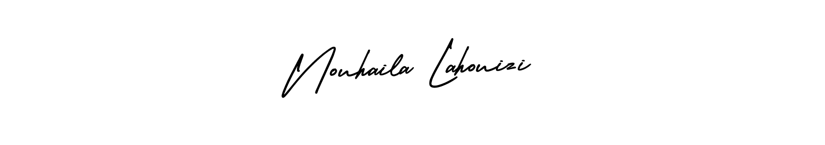 Also we have Nouhaila Lahouizi name is the best signature style. Create professional handwritten signature collection using AmerikaSignatureDemo-Regular autograph style. Nouhaila Lahouizi signature style 3 images and pictures png