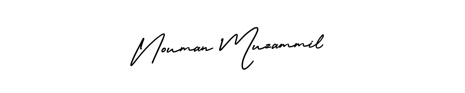 Also You can easily find your signature by using the search form. We will create Nouman Muzammil name handwritten signature images for you free of cost using AmerikaSignatureDemo-Regular sign style. Nouman Muzammil signature style 3 images and pictures png