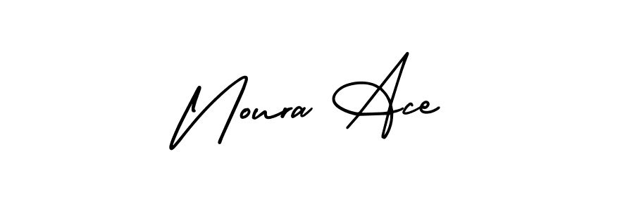 Make a beautiful signature design for name Noura Ace. Use this online signature maker to create a handwritten signature for free. Noura Ace signature style 3 images and pictures png