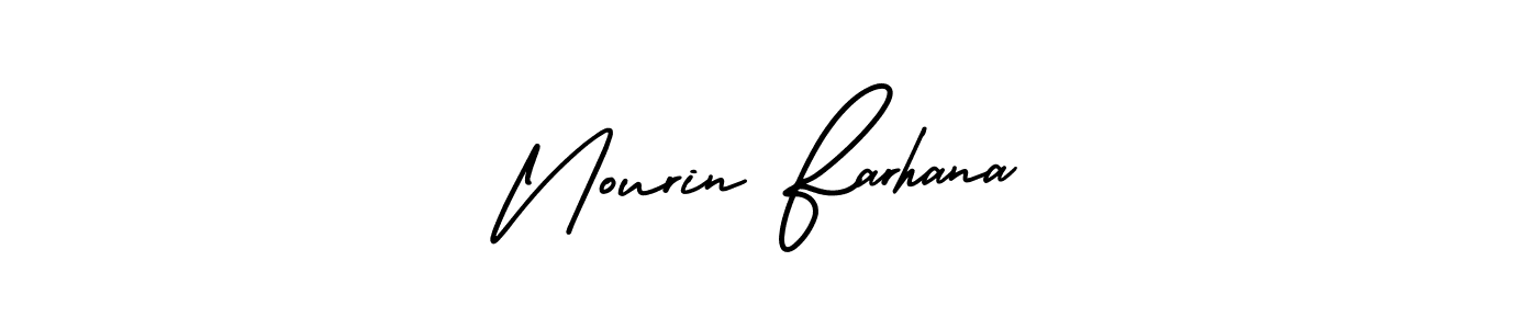 Here are the top 10 professional signature styles for the name Nourin Farhana. These are the best autograph styles you can use for your name. Nourin Farhana signature style 3 images and pictures png