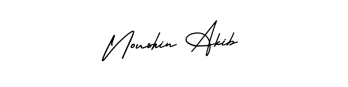 You can use this online signature creator to create a handwritten signature for the name Noushin Akib. This is the best online autograph maker. Noushin Akib signature style 3 images and pictures png