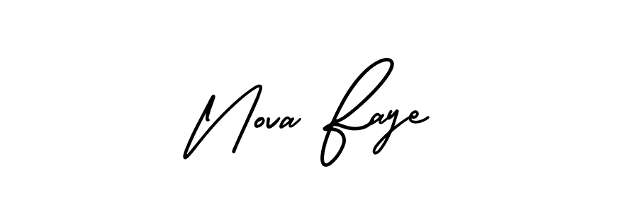 Once you've used our free online signature maker to create your best signature AmerikaSignatureDemo-Regular style, it's time to enjoy all of the benefits that Nova Faye name signing documents. Nova Faye signature style 3 images and pictures png