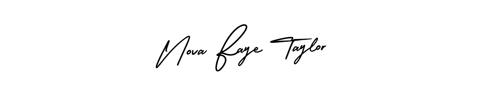 Also we have Nova Faye Taylor name is the best signature style. Create professional handwritten signature collection using AmerikaSignatureDemo-Regular autograph style. Nova Faye Taylor signature style 3 images and pictures png