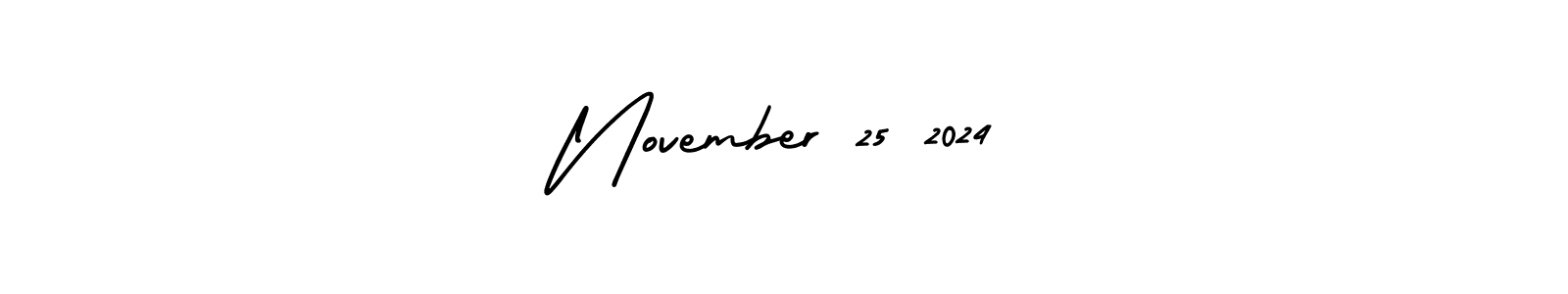 It looks lik you need a new signature style for name November 25 2024. Design unique handwritten (AmerikaSignatureDemo-Regular) signature with our free signature maker in just a few clicks. November 25 2024 signature style 3 images and pictures png