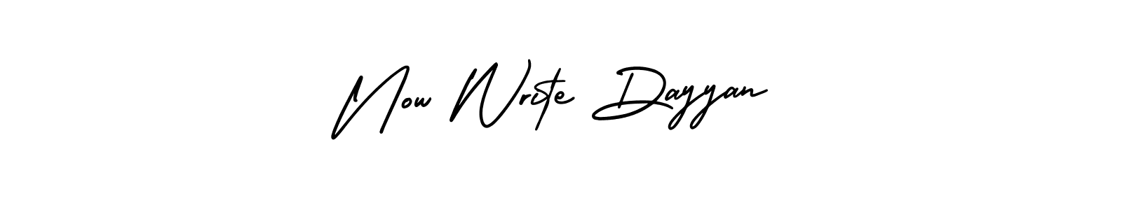 Also You can easily find your signature by using the search form. We will create Now Write Dayyan name handwritten signature images for you free of cost using AmerikaSignatureDemo-Regular sign style. Now Write Dayyan signature style 3 images and pictures png