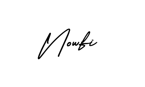 This is the best signature style for the Nowfi name. Also you like these signature font (AmerikaSignatureDemo-Regular). Mix name signature. Nowfi signature style 3 images and pictures png