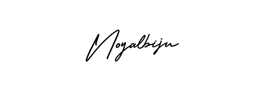 It looks lik you need a new signature style for name Noyalbiju. Design unique handwritten (AmerikaSignatureDemo-Regular) signature with our free signature maker in just a few clicks. Noyalbiju signature style 3 images and pictures png