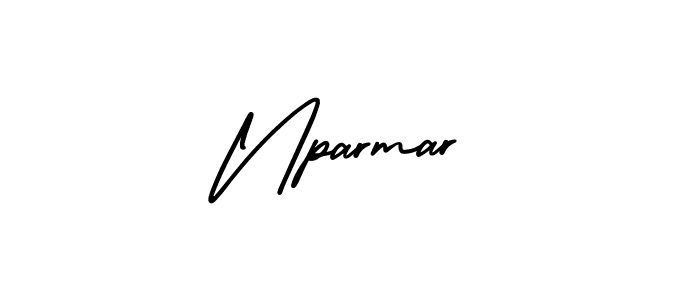This is the best signature style for the Nparmar name. Also you like these signature font (AmerikaSignatureDemo-Regular). Mix name signature. Nparmar signature style 3 images and pictures png