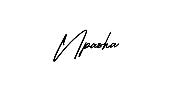 Also we have Npasha name is the best signature style. Create professional handwritten signature collection using AmerikaSignatureDemo-Regular autograph style. Npasha signature style 3 images and pictures png