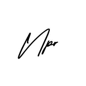 if you are searching for the best signature style for your name Npr. so please give up your signature search. here we have designed multiple signature styles  using AmerikaSignatureDemo-Regular. Npr signature style 3 images and pictures png