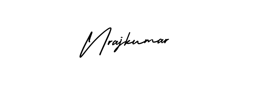 Make a beautiful signature design for name Nrajkumar. With this signature (AmerikaSignatureDemo-Regular) style, you can create a handwritten signature for free. Nrajkumar signature style 3 images and pictures png