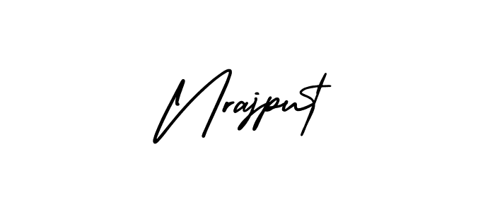 Design your own signature with our free online signature maker. With this signature software, you can create a handwritten (AmerikaSignatureDemo-Regular) signature for name Nrajput. Nrajput signature style 3 images and pictures png