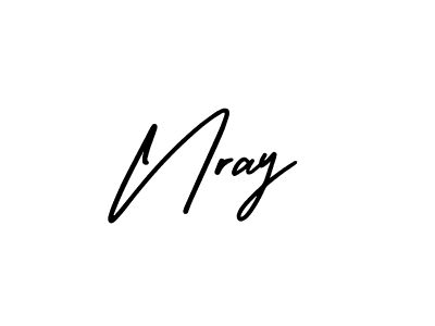 Make a beautiful signature design for name Nray. Use this online signature maker to create a handwritten signature for free. Nray signature style 3 images and pictures png