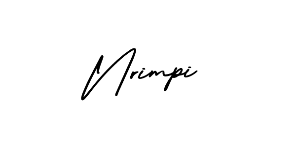 Make a beautiful signature design for name Nrimpi. Use this online signature maker to create a handwritten signature for free. Nrimpi signature style 3 images and pictures png