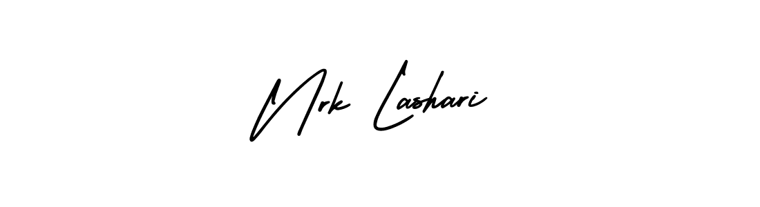 How to Draw Nrk Lashari signature style? AmerikaSignatureDemo-Regular is a latest design signature styles for name Nrk Lashari. Nrk Lashari signature style 3 images and pictures png