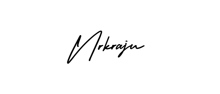 It looks lik you need a new signature style for name Nrkraju. Design unique handwritten (AmerikaSignatureDemo-Regular) signature with our free signature maker in just a few clicks. Nrkraju signature style 3 images and pictures png