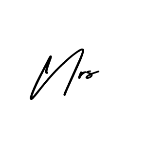 This is the best signature style for the Nrs name. Also you like these signature font (AmerikaSignatureDemo-Regular). Mix name signature. Nrs signature style 3 images and pictures png