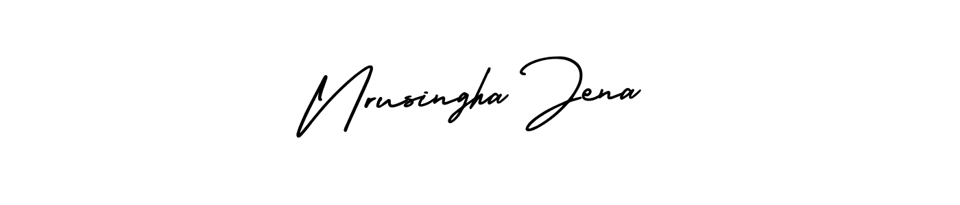 Make a beautiful signature design for name Nrusingha Jena. Use this online signature maker to create a handwritten signature for free. Nrusingha Jena signature style 3 images and pictures png