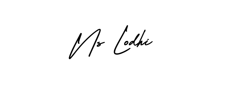 Make a beautiful signature design for name Ns Lodhi. Use this online signature maker to create a handwritten signature for free. Ns Lodhi signature style 3 images and pictures png