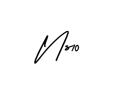 Similarly AmerikaSignatureDemo-Regular is the best handwritten signature design. Signature creator online .You can use it as an online autograph creator for name Ns10. Ns10 signature style 3 images and pictures png