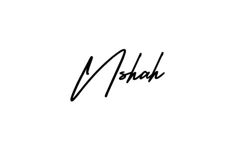 Best and Professional Signature Style for Nshah. AmerikaSignatureDemo-Regular Best Signature Style Collection. Nshah signature style 3 images and pictures png