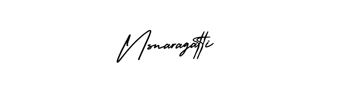 Create a beautiful signature design for name Nsnaragatti. With this signature (AmerikaSignatureDemo-Regular) fonts, you can make a handwritten signature for free. Nsnaragatti signature style 3 images and pictures png